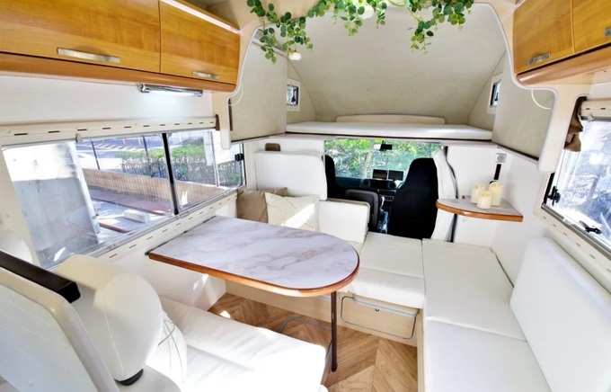 サクラ号　家庭用エアコン付♪フルフラットベッドで広々♪画像